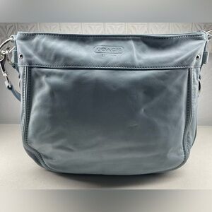 Coach Leather Zoe Hobo Shoulder Bag